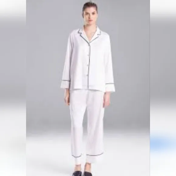 Natori Feathers Satin Essentials PJ set - pajama set sleep wear lounge set