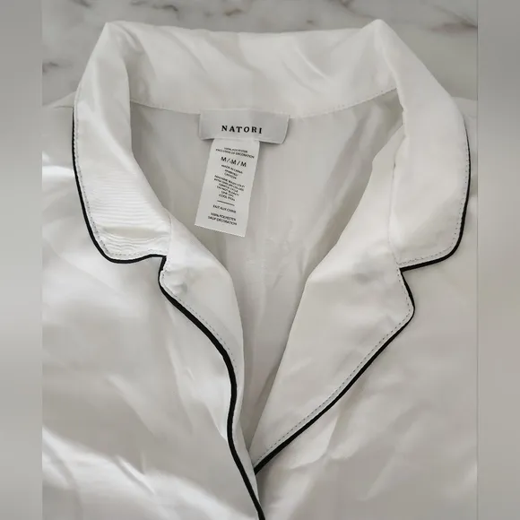 Natori Feathers Satin Essentials PJ set - pajama set sleep wear lounge set