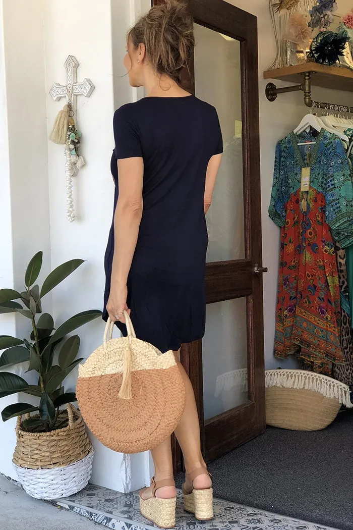 Navy Diamond Tunic