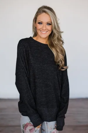 Never Gonna Give You Up Charcoal Sweater