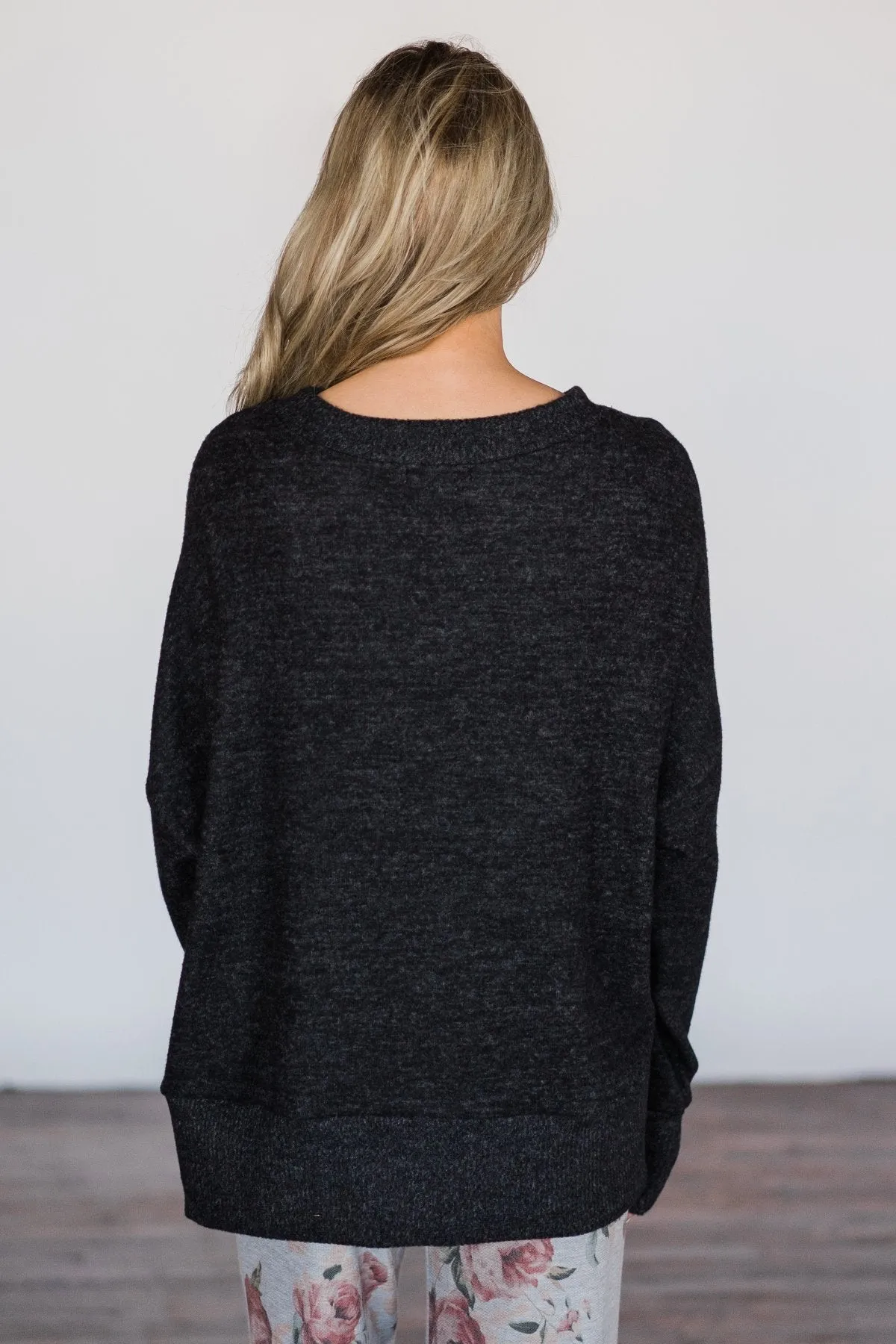 Never Gonna Give You Up Charcoal Sweater