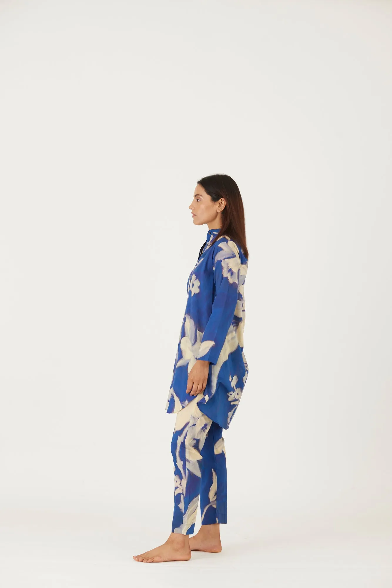 New Season Fall 24/Summer 25-Coord Set-Cotton-Chicory Blue-YAMLS19-Fashion Edit Yam