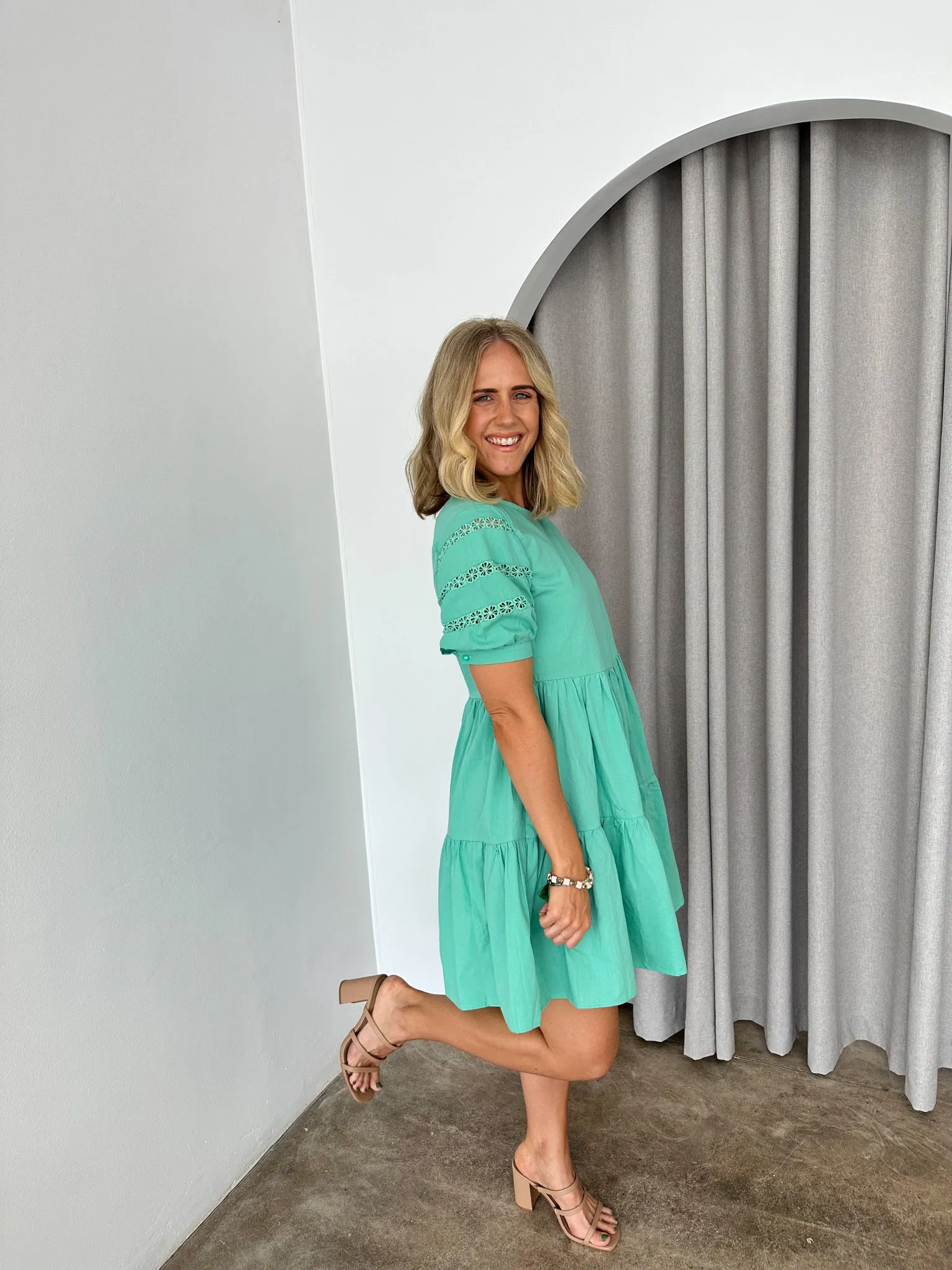 Nicky Dress- Green