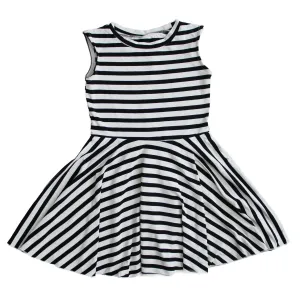 No Biggie Black & White Stripe Daniel Dress