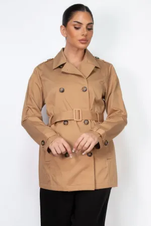 Notch Belted Coat