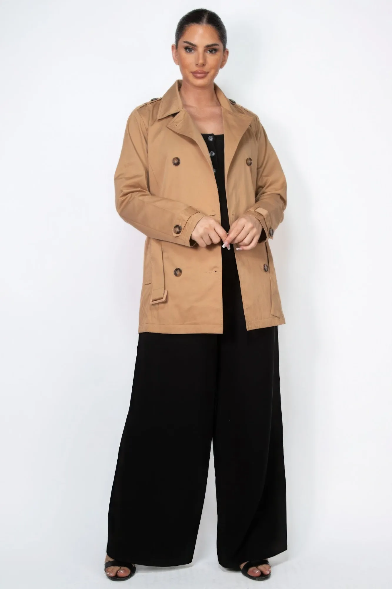 Notch Belted Coat