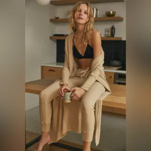 NWT Free People Intimately Duster Robe &amp; Pants Set