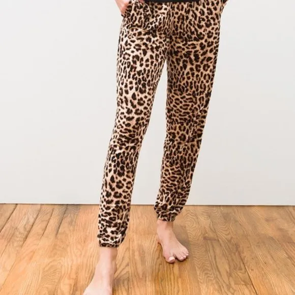 NWT Soma COOL NIGHTS Crewneck Tee   Banded Pants Pajama Set