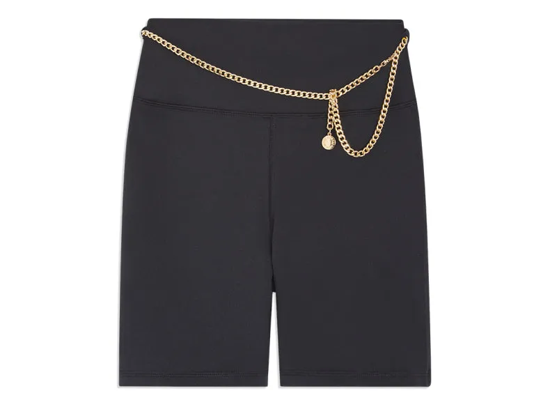 One Shoulder Bra-Chain Bike Short ::RET