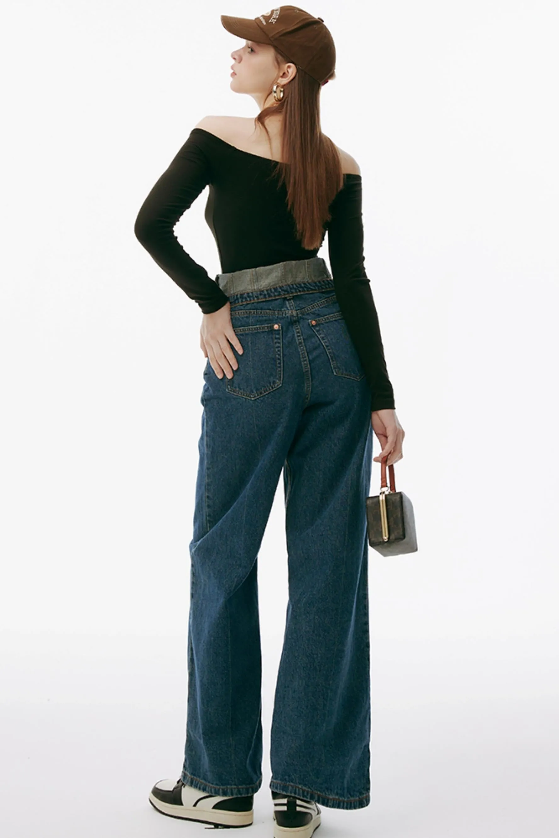 One Shoulder Peplum Tee