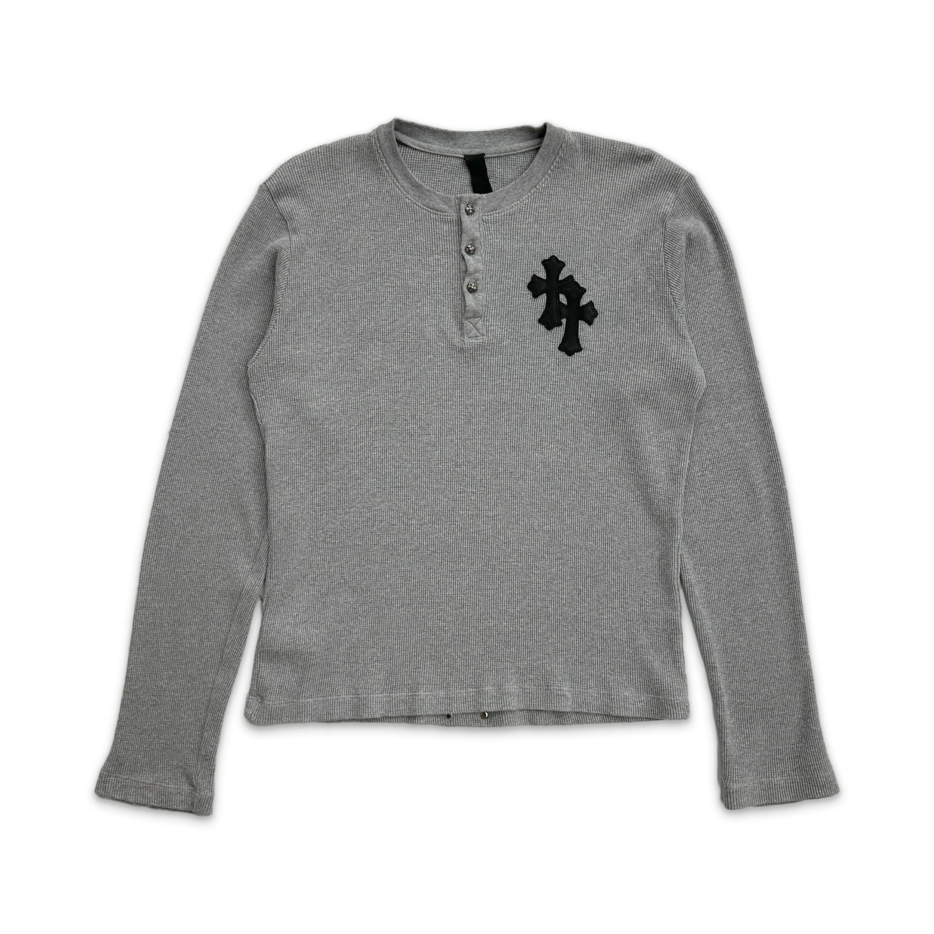 Patch Henley L/S  "Grey"