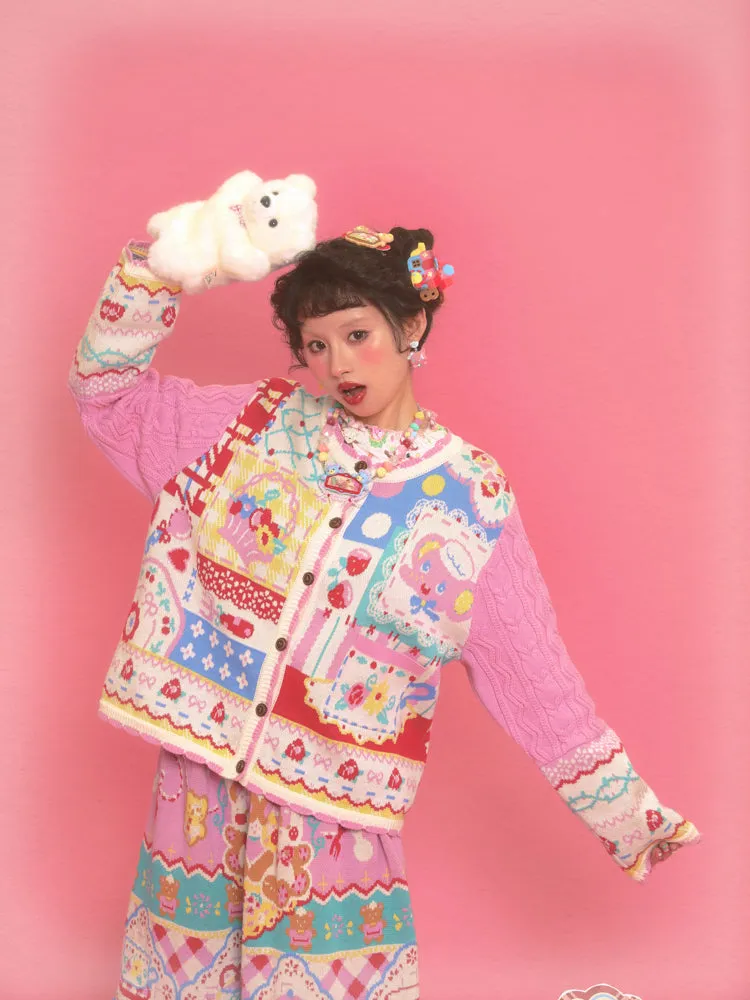 Peplum Knit Cardigan【s0000011330】