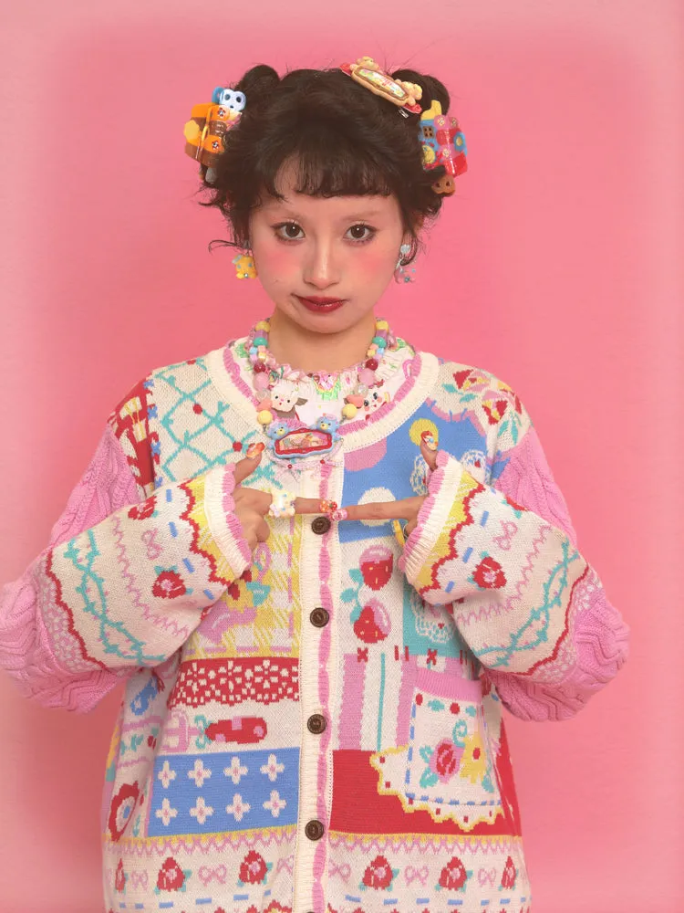 Peplum Knit Cardigan【s0000011330】