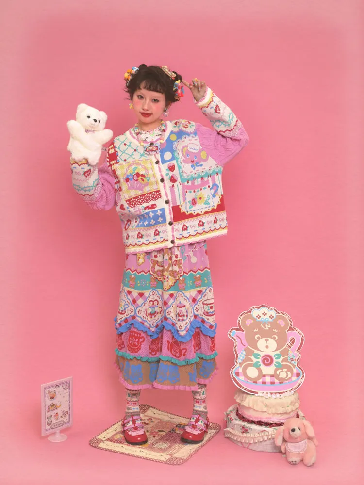 Peplum Knit Cardigan【s0000011330】