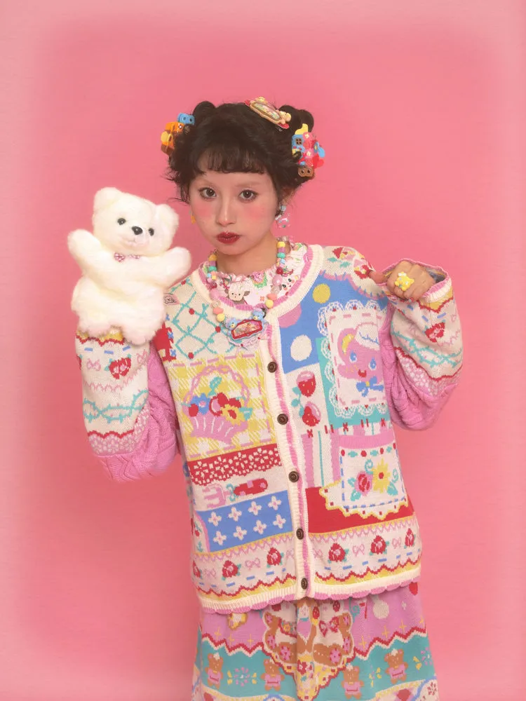 Peplum Knit Cardigan【s0000011330】