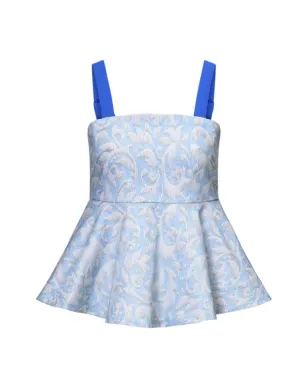 Peplum Printed Top