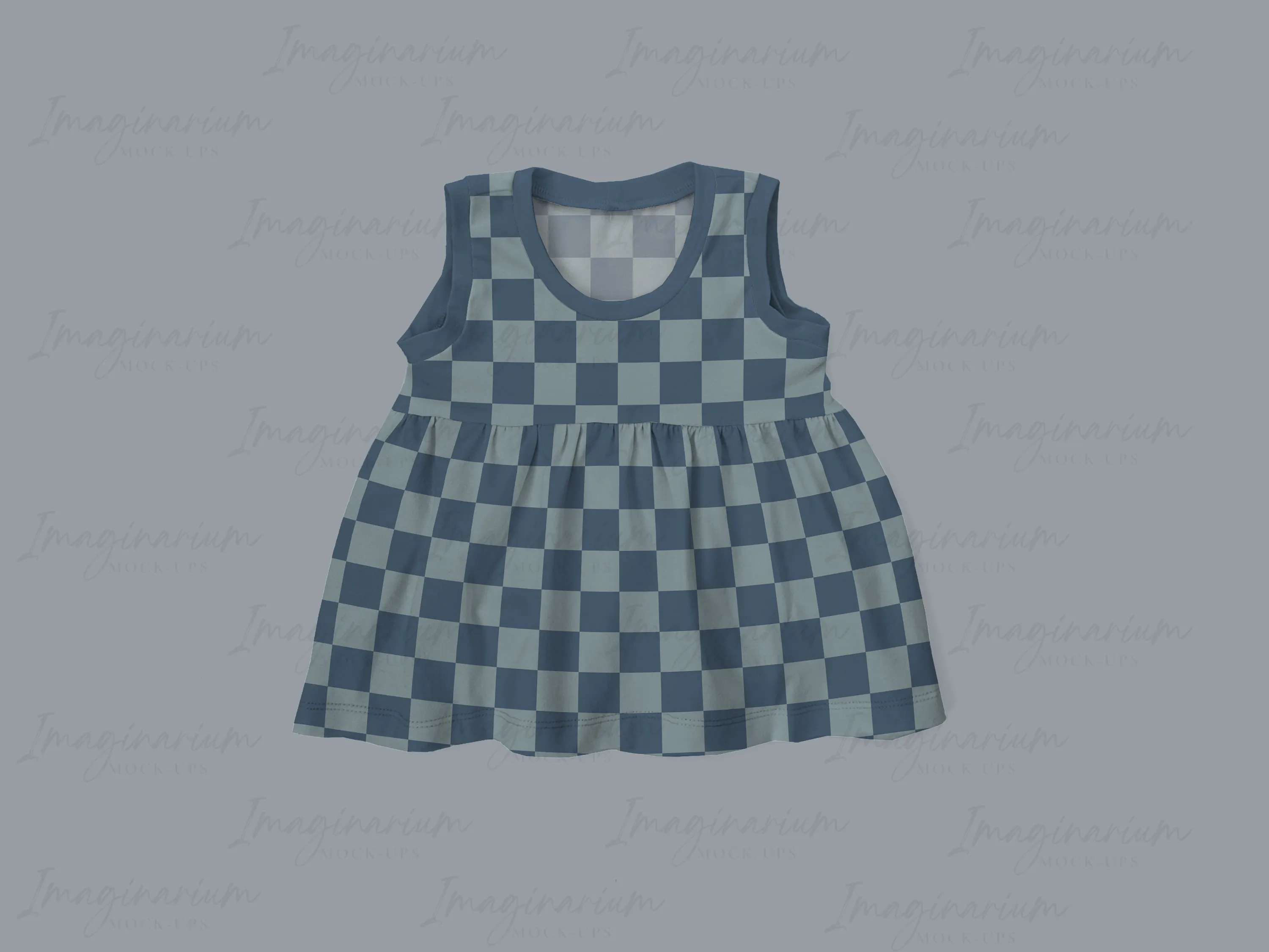 Peplum Tank Top Mock Up, Realistic Clothing Mockup for Photoshop and Procreate