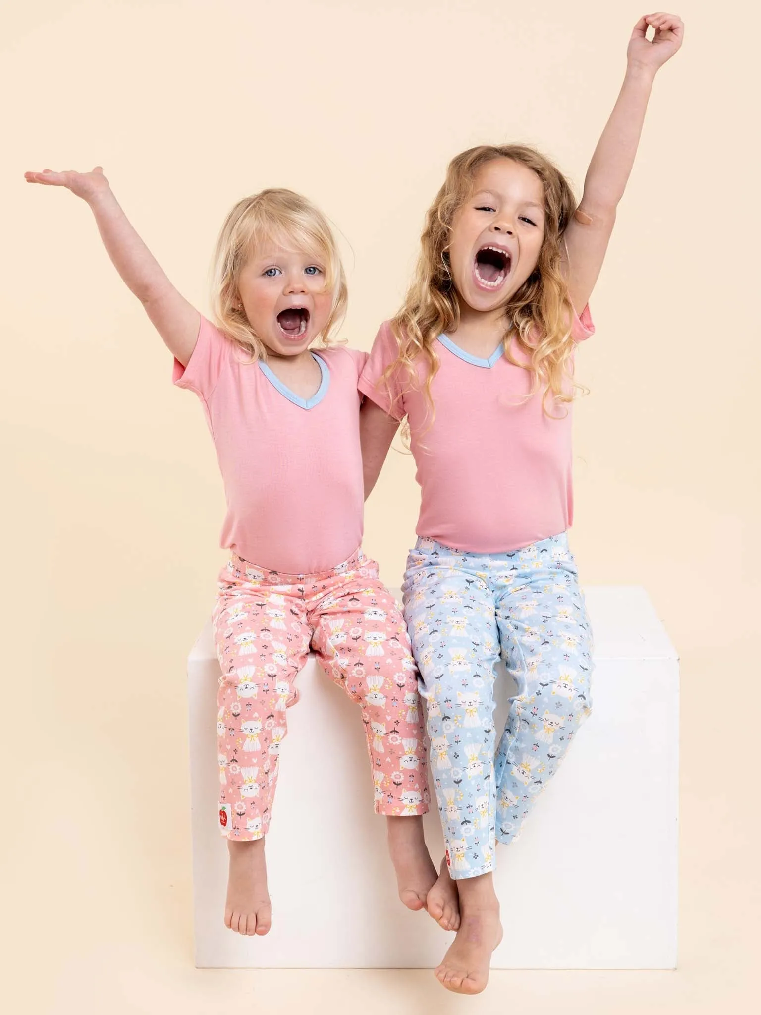 Pink Kitten Lounge Pants & Free Tee