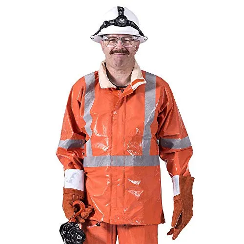 Pioneer V2449320 Flame Resistant Hi-Viz Safety Jacket, PVC on Nomex®/Kevlar®