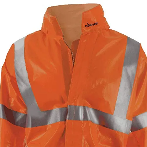 Pioneer V2449320 Flame Resistant Hi-Viz Safety Jacket, PVC on Nomex®/Kevlar®