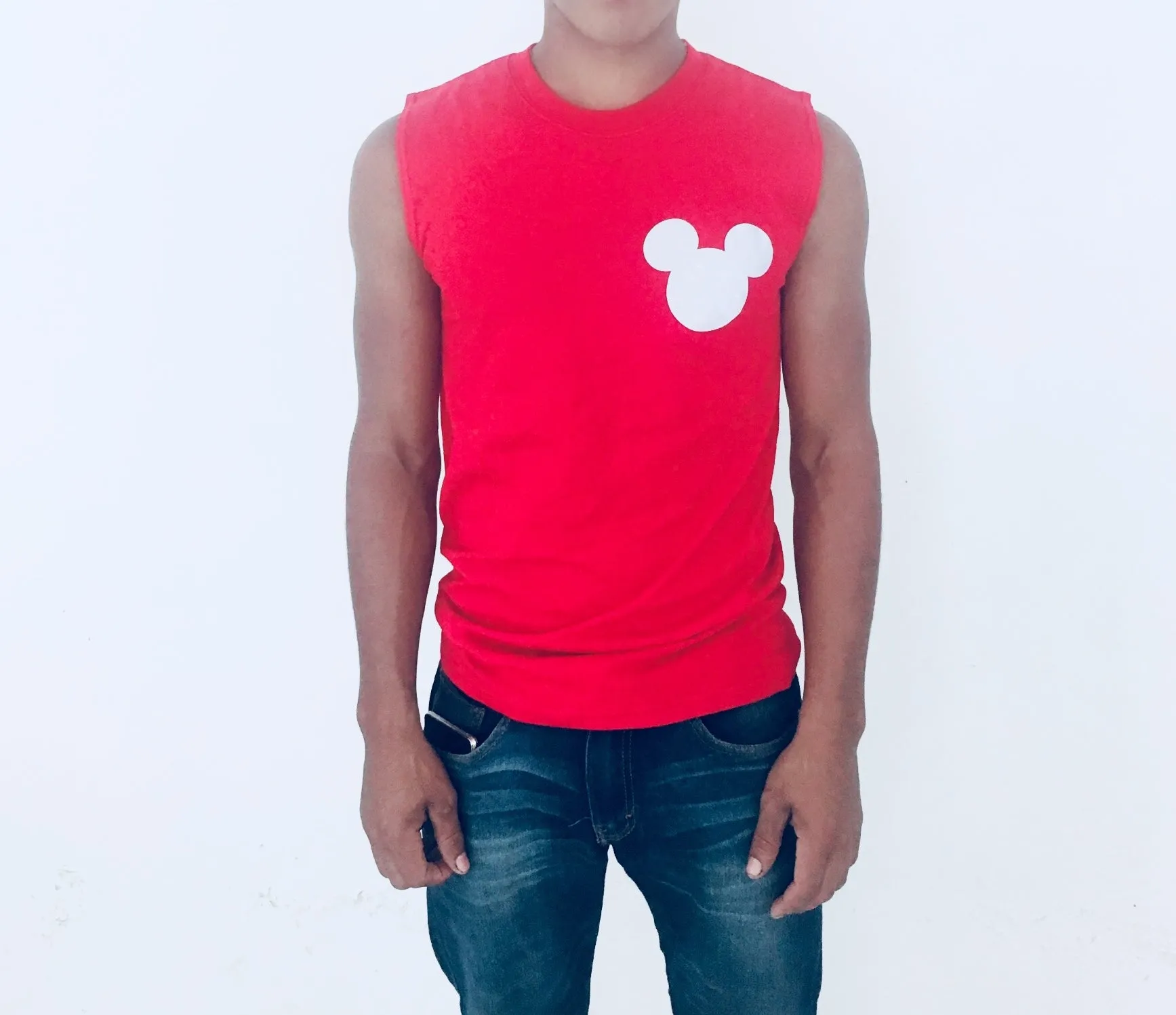 Playera sin Mangas Tank Top Mickey Mouse Plata Edición Limitada iconoclast by VOGUETI