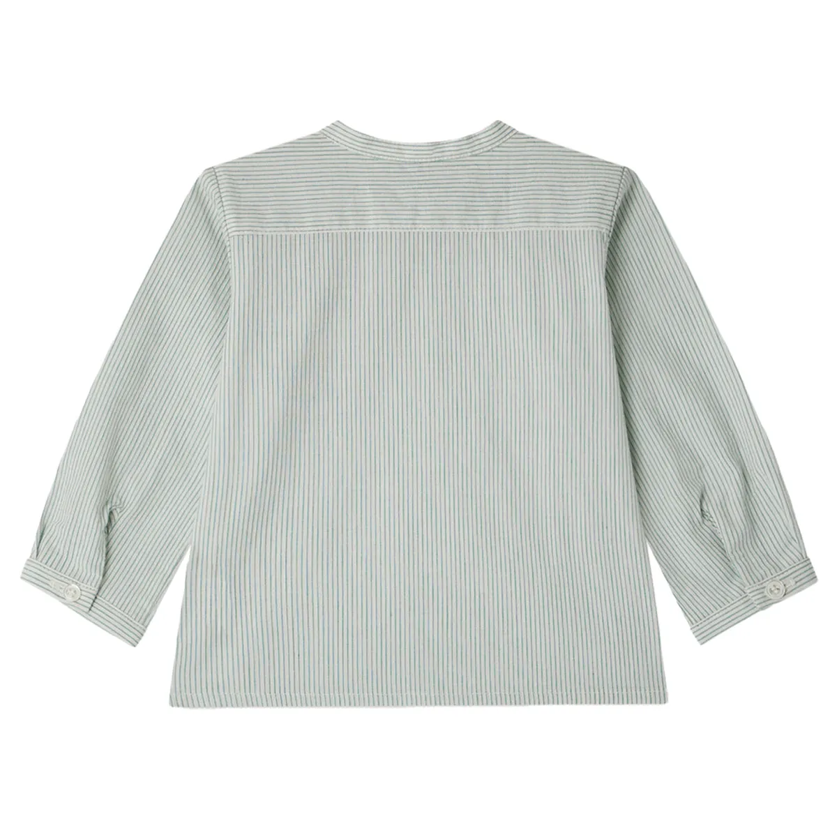 Polisson English Green Striped Shirt