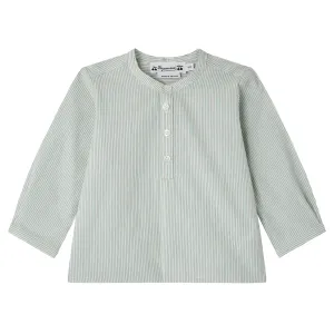 Polisson English Green Striped Shirt