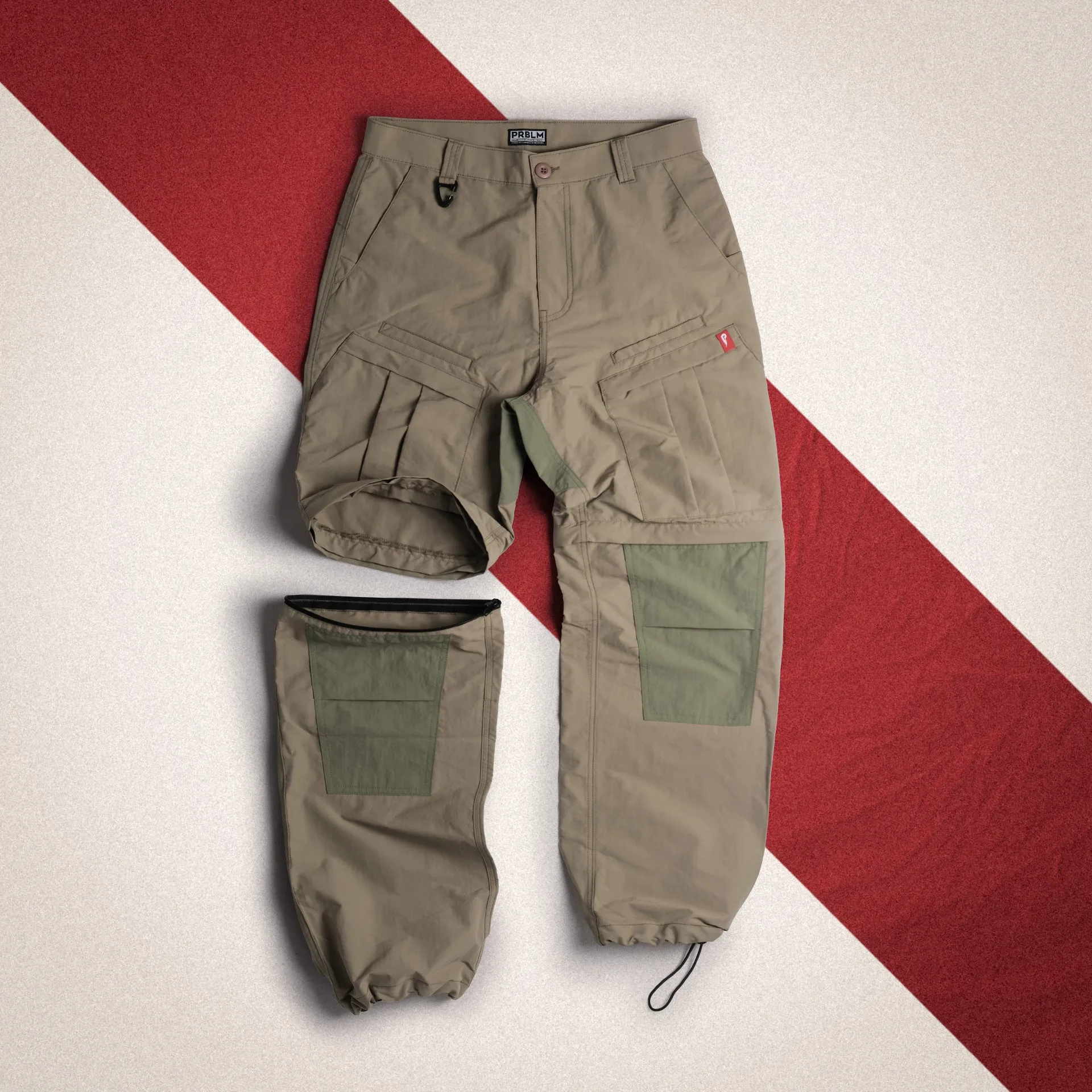PRBLM® TX25/001™ Technical Cargo Pants Khaki