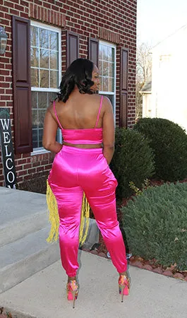 Pretty In Pink Jogger Set