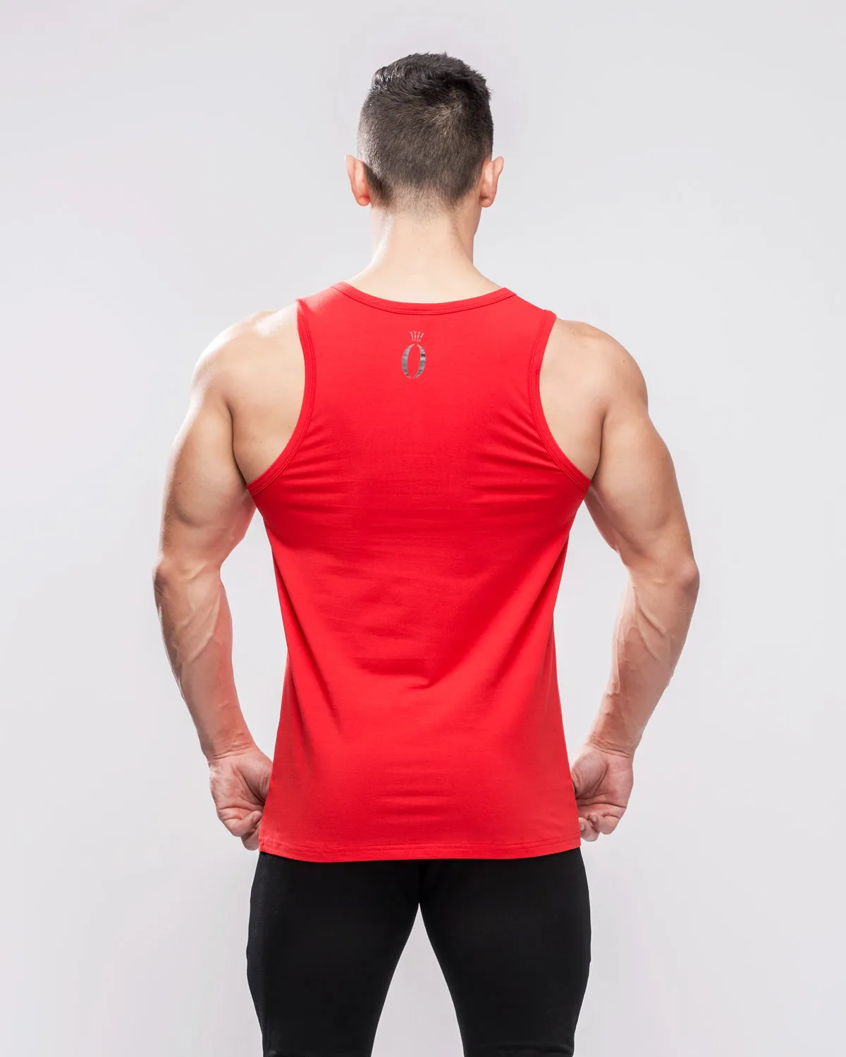 Primo Tank Top Red & Black