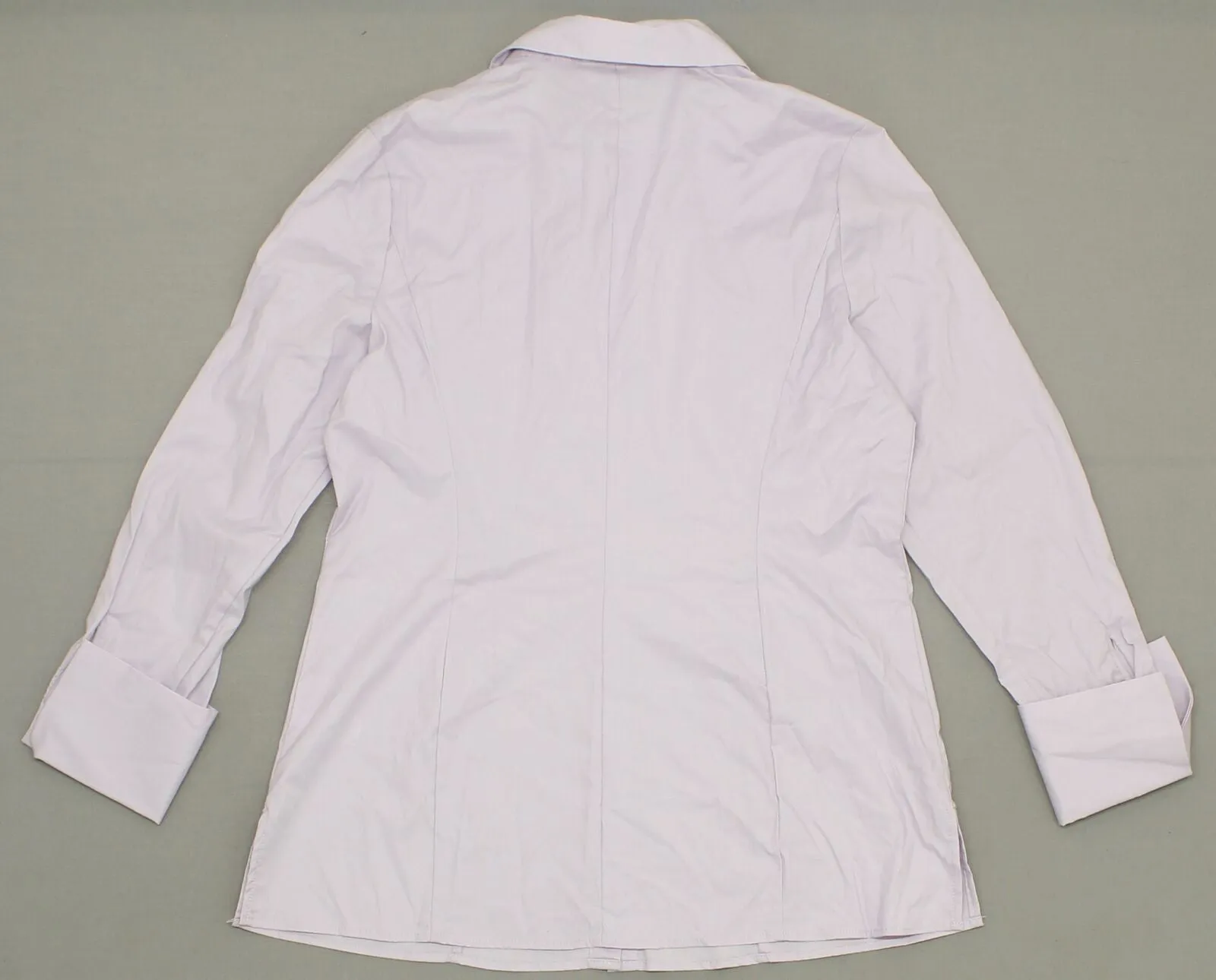 Prologue Women's Long Sleeve Fitted Button-Down Collared Shirt Blouse Top