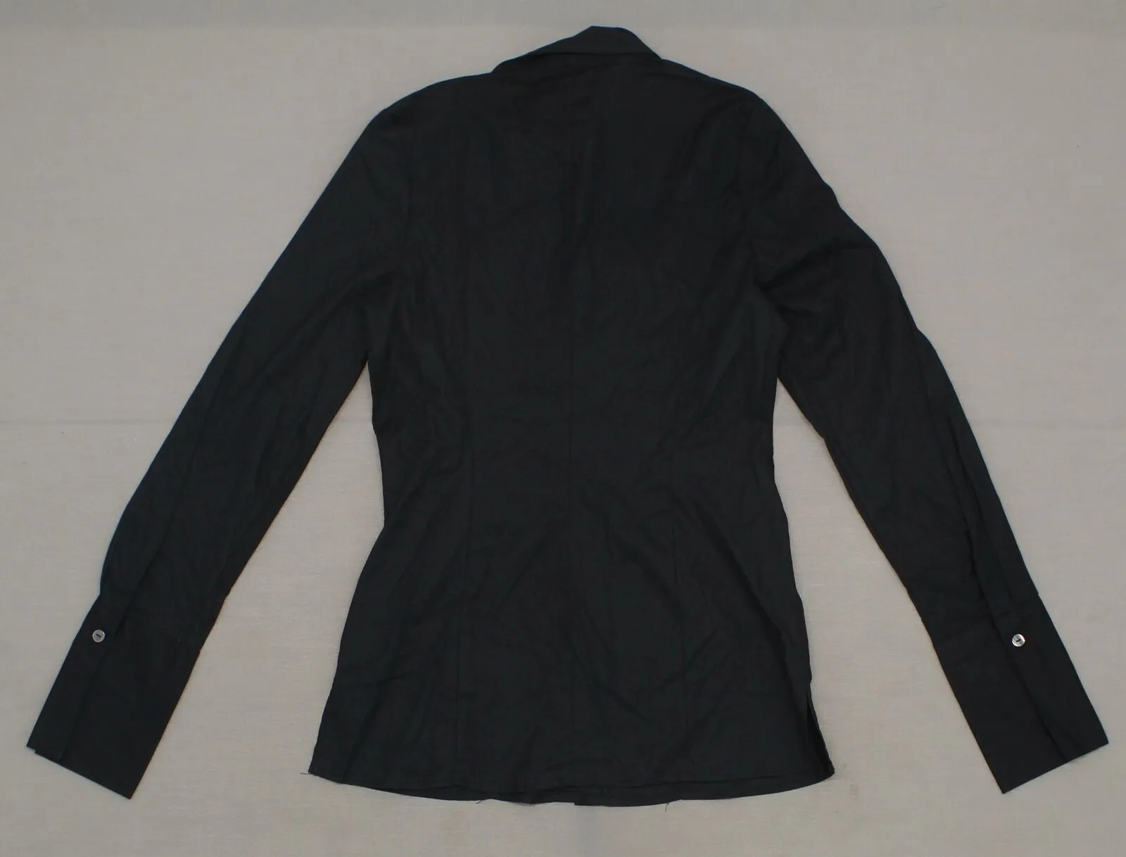 Prologue Women's Long Sleeve Fitted Button-Down Collared Shirt Blouse Top