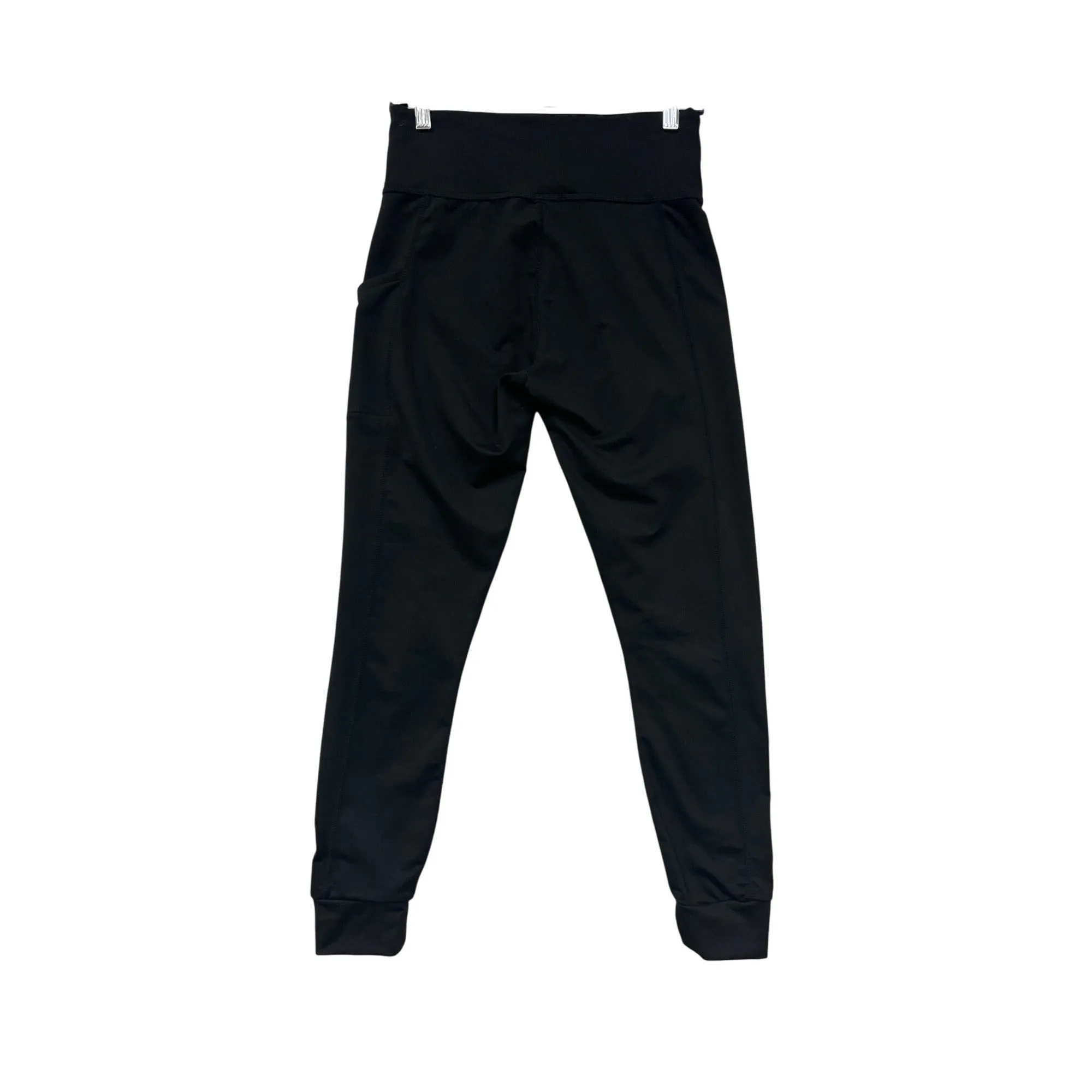 Puma Womens Black Jogger Pants W/ Side Pocket Medium #6862
