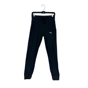 Puma Womens Black Jogger Pants W/ Side Pocket Medium #6862