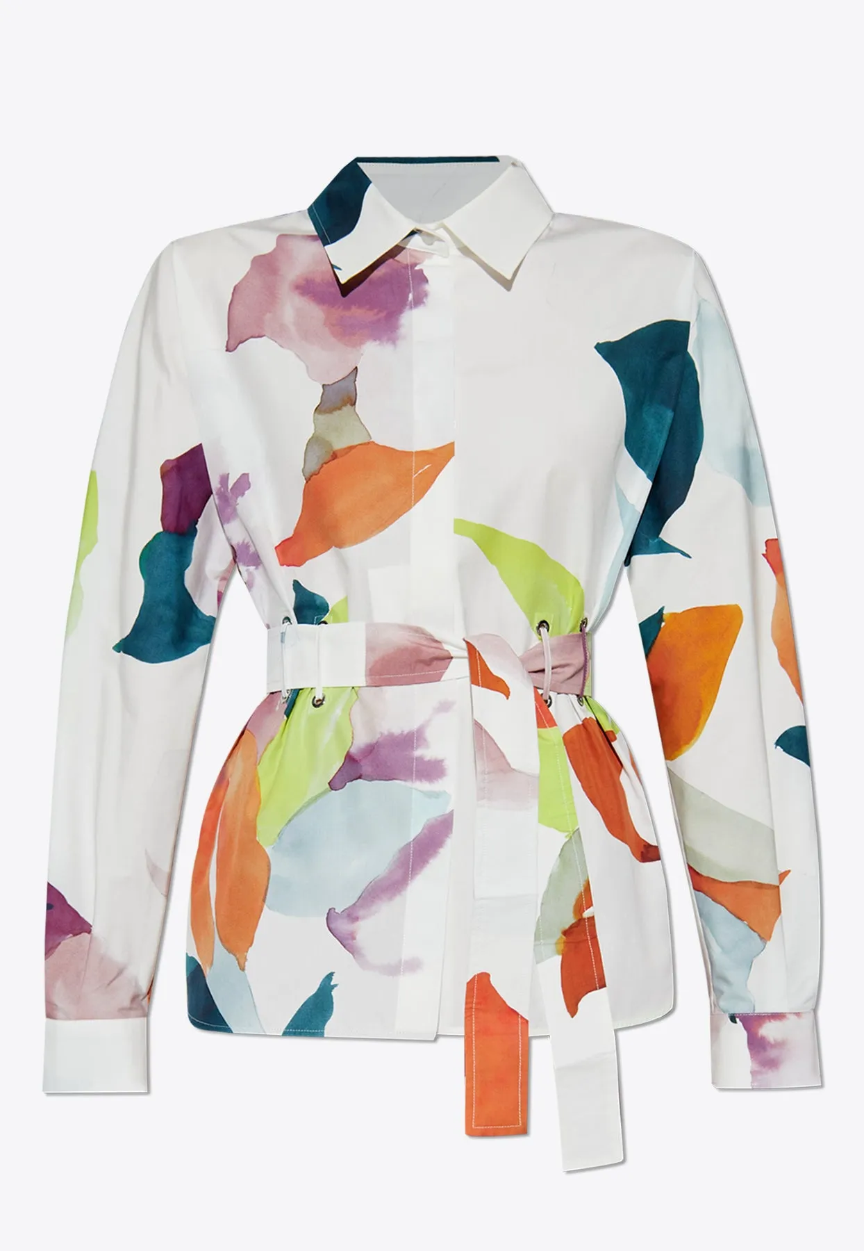 Quiete Printed Long-Sleeved Shirt