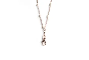 Rachel Freshwater Pearl Station (Rose Gold)