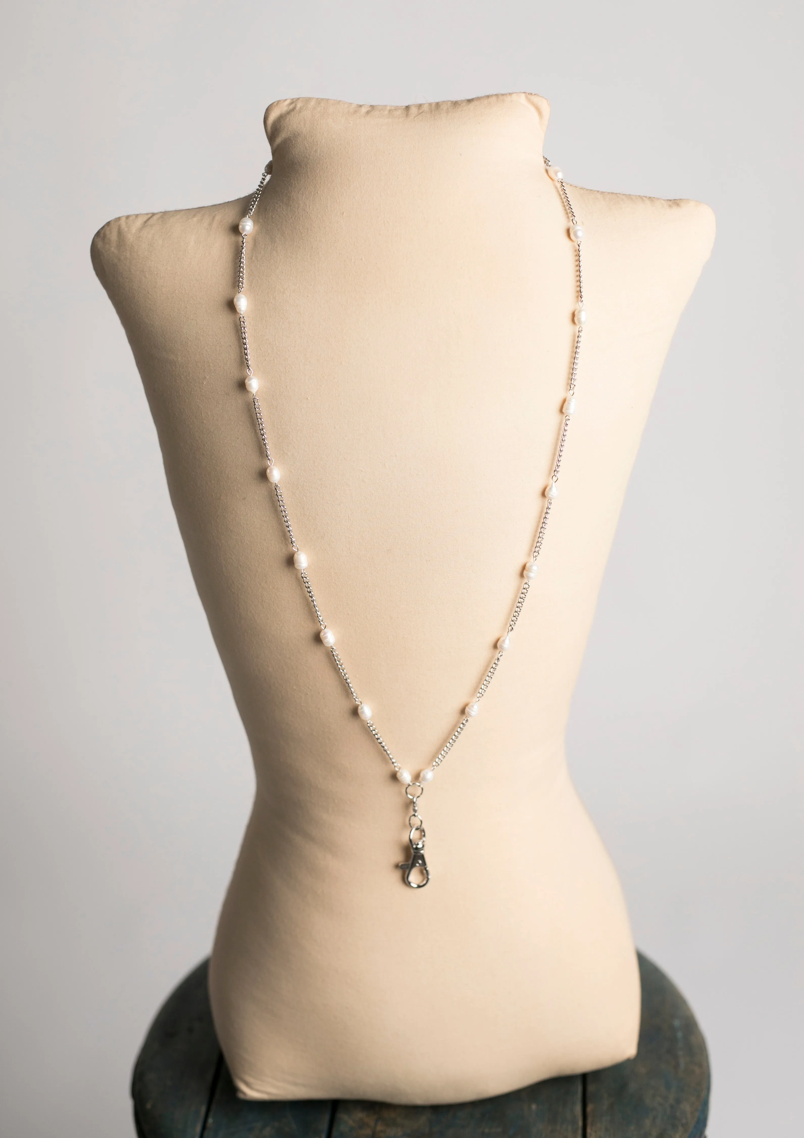 Rachel Freshwater Pearl Station (Silver)