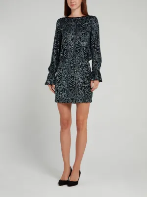 Rear Keyhole Glitter Tunic