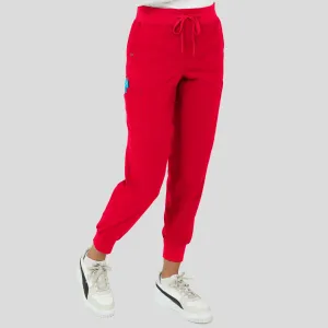 Refined Jogger Pant | Red