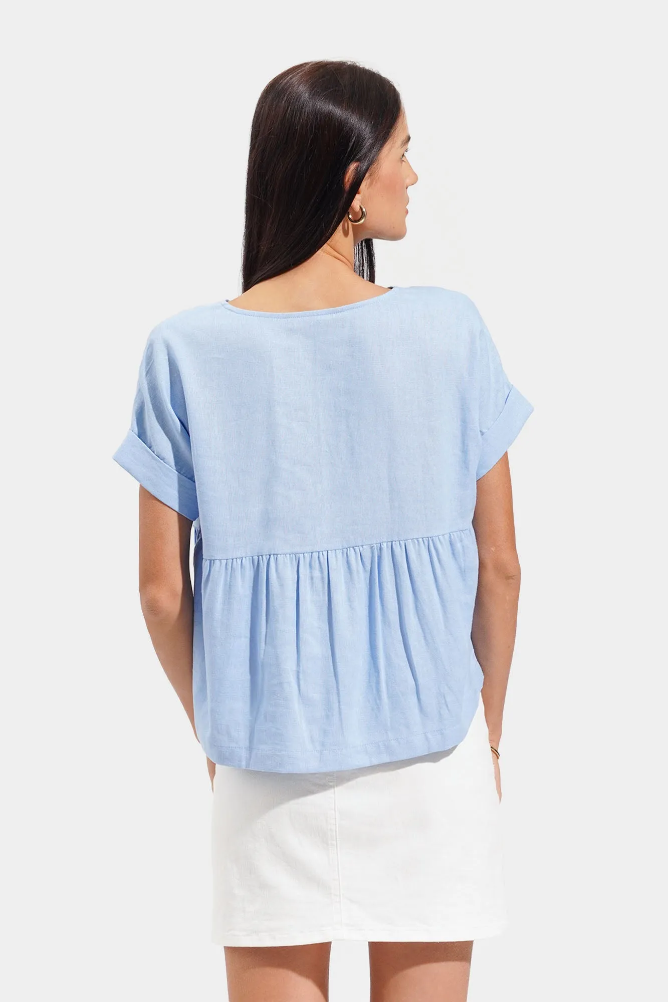 REFORME Peplum Top