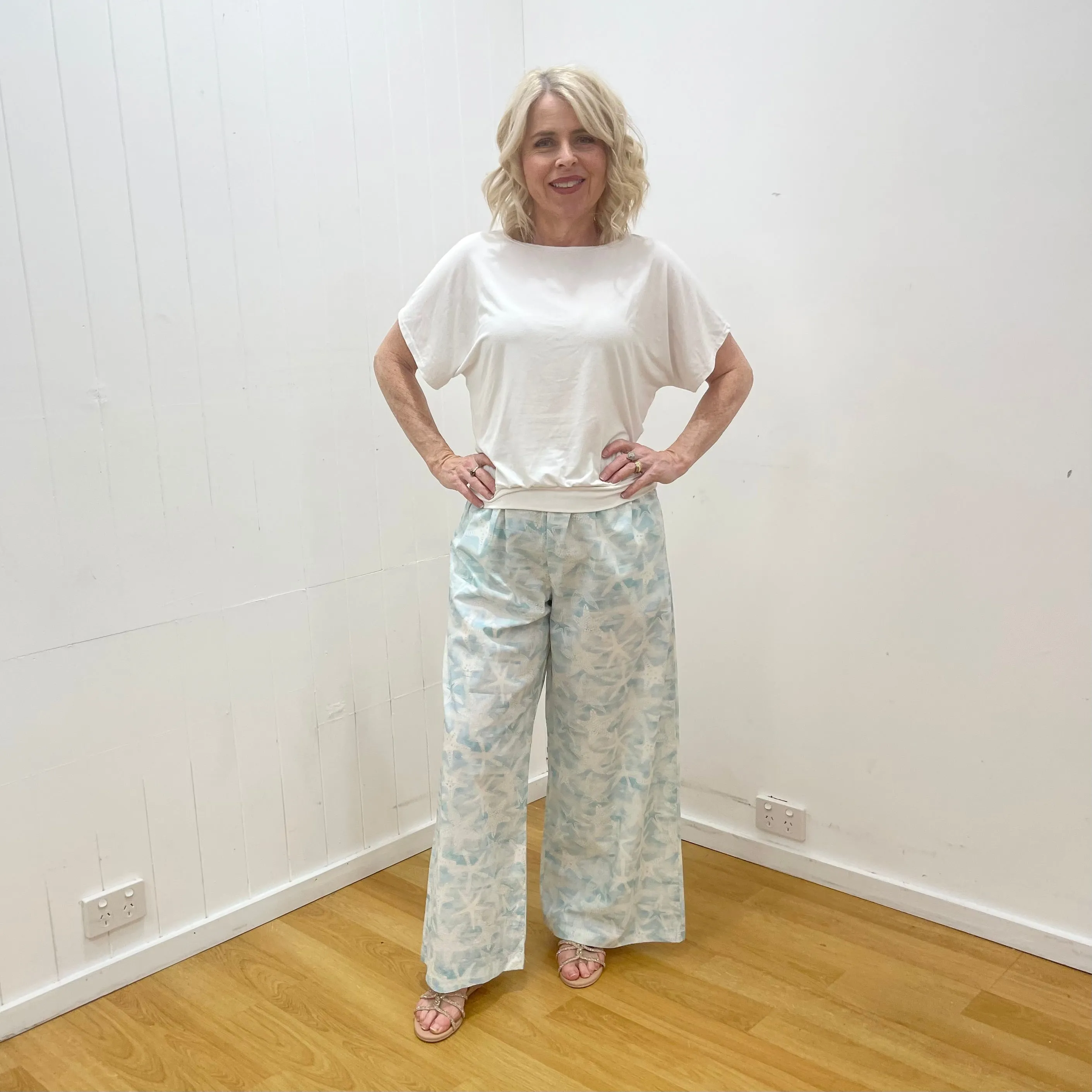 Resort pants Seashells