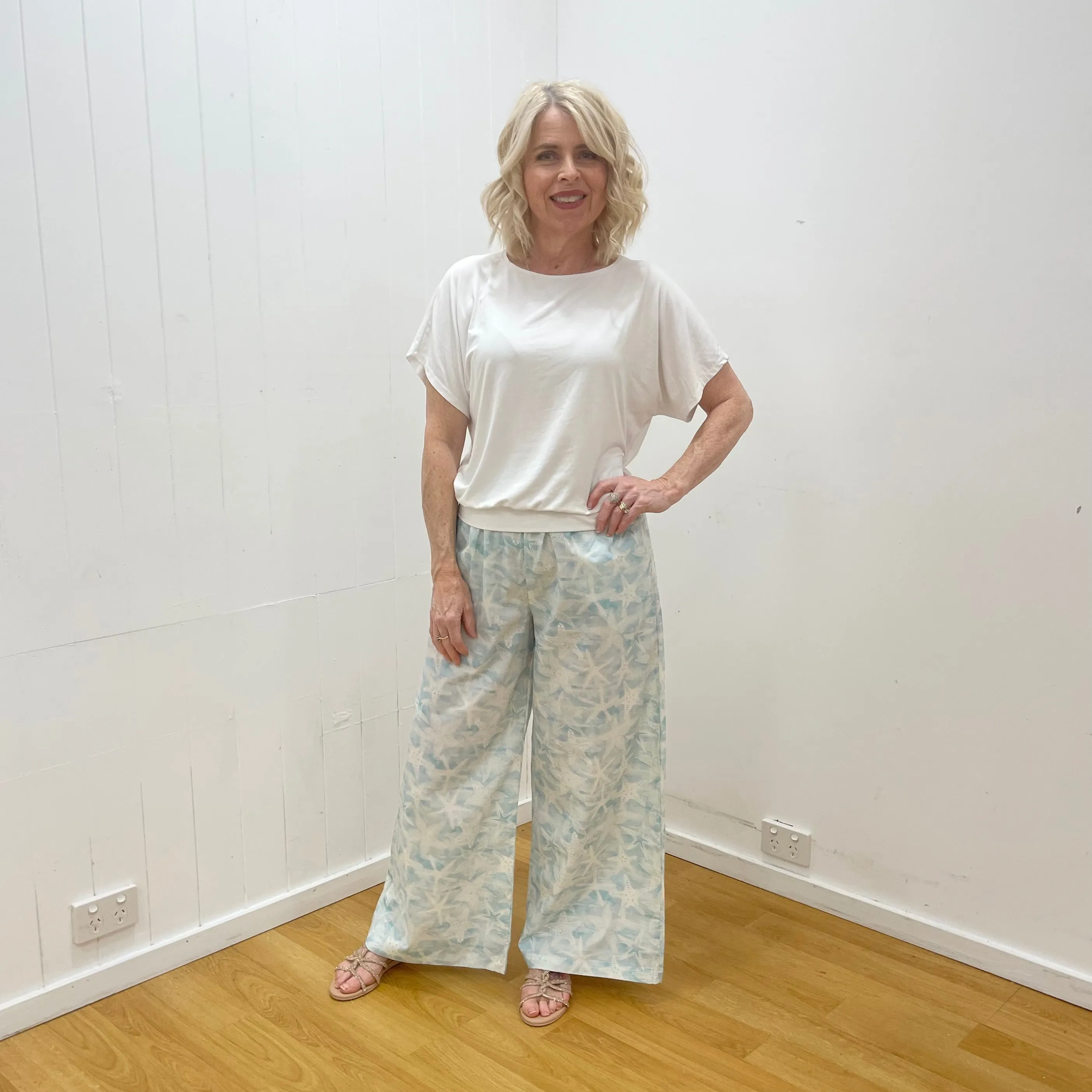 Resort pants Seashells