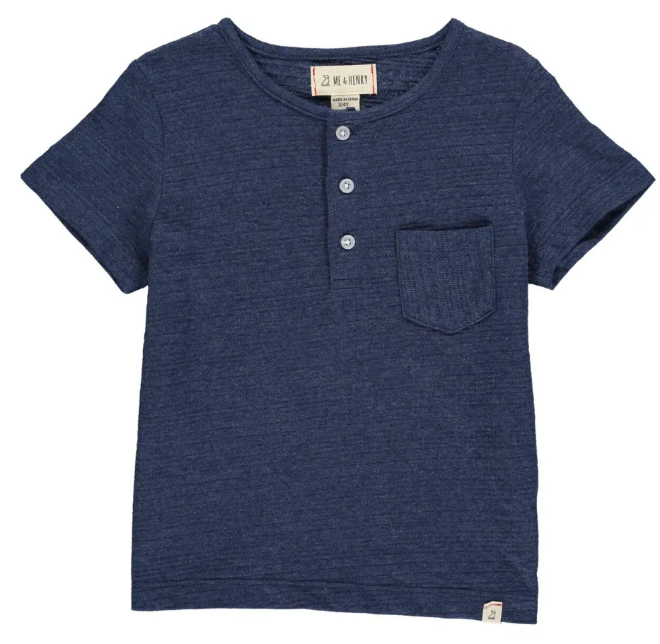 Ribbed Henley Tee