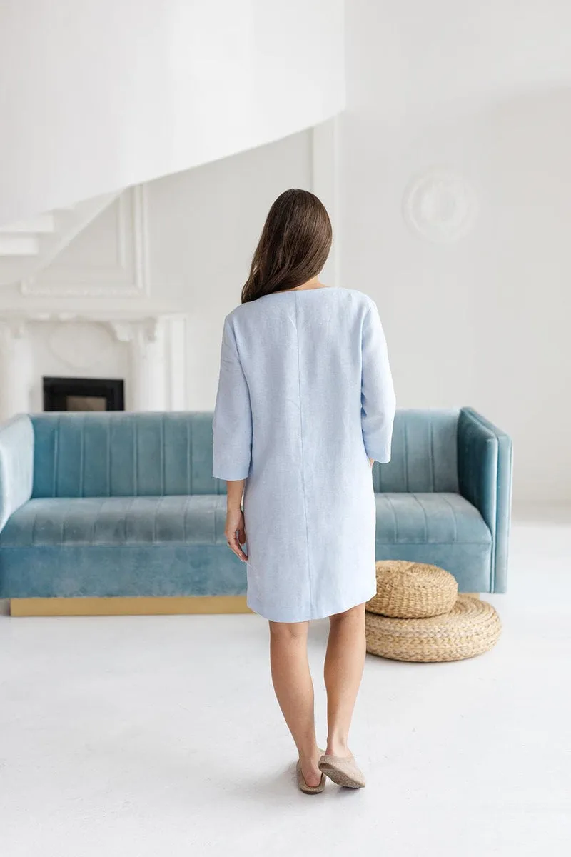 Robe droite décontractée idéale pour un regarder quotidien