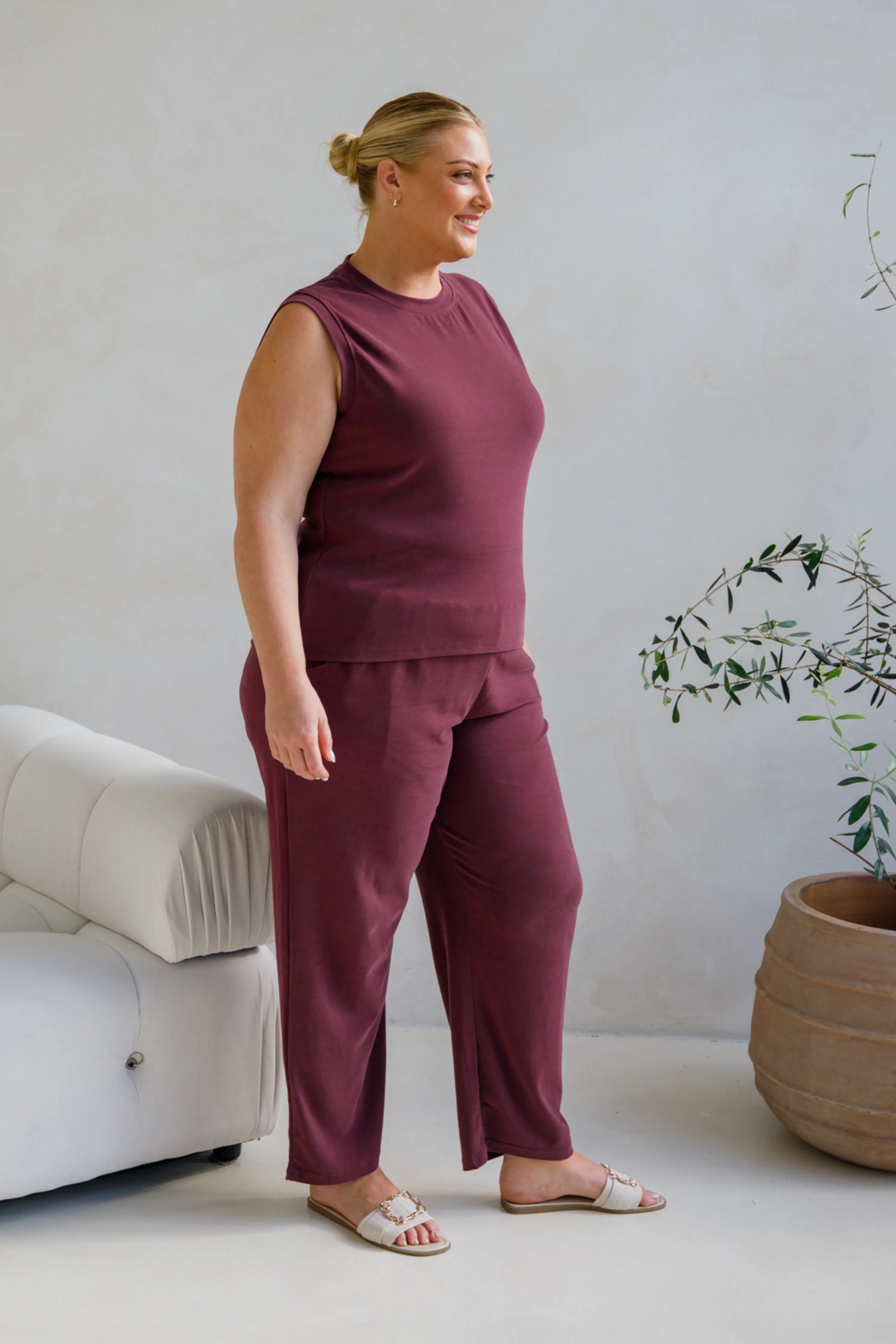 Sadie Lounge Tank | Shiraz
