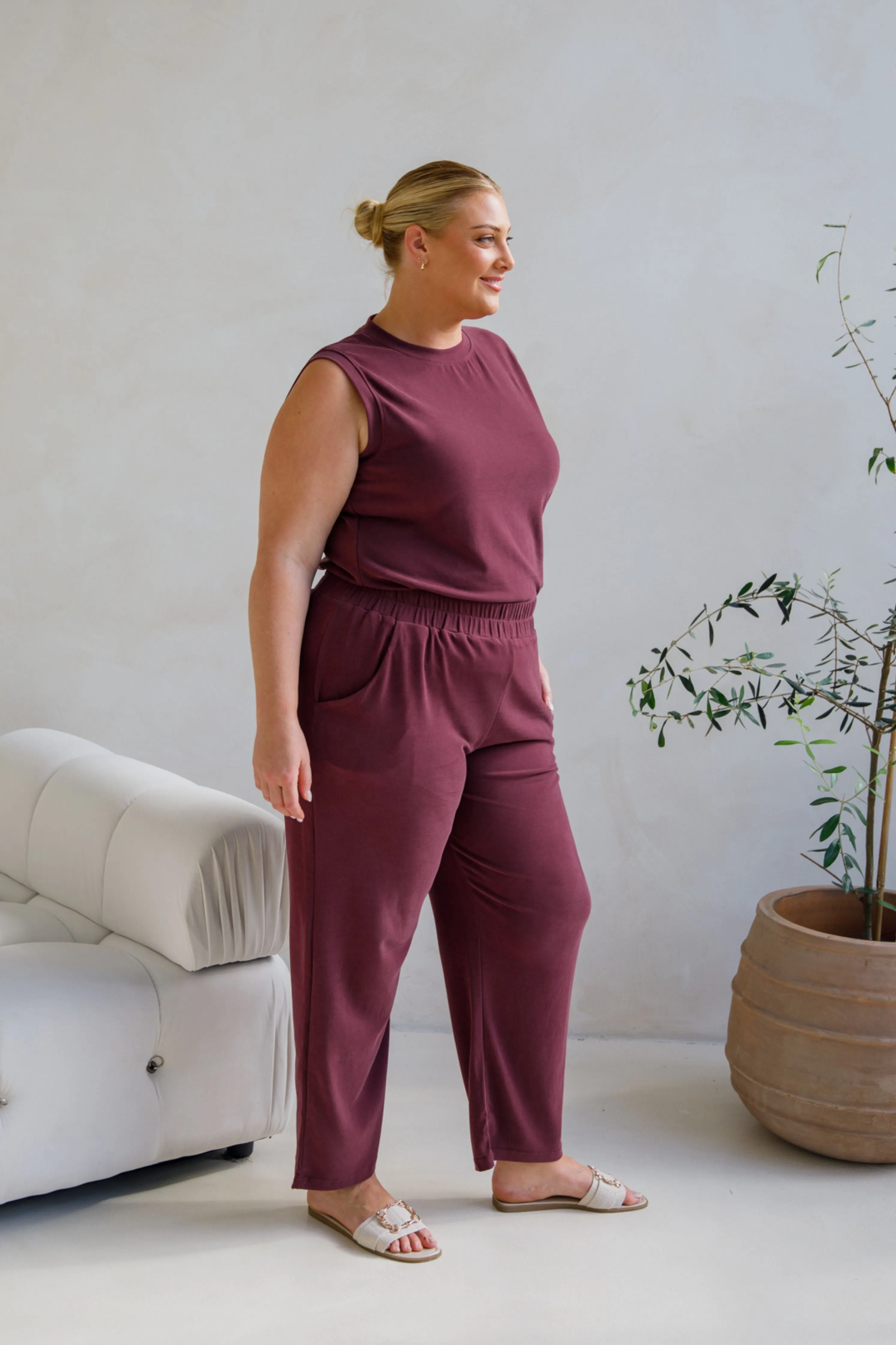 Sadie Lounge Tank | Shiraz