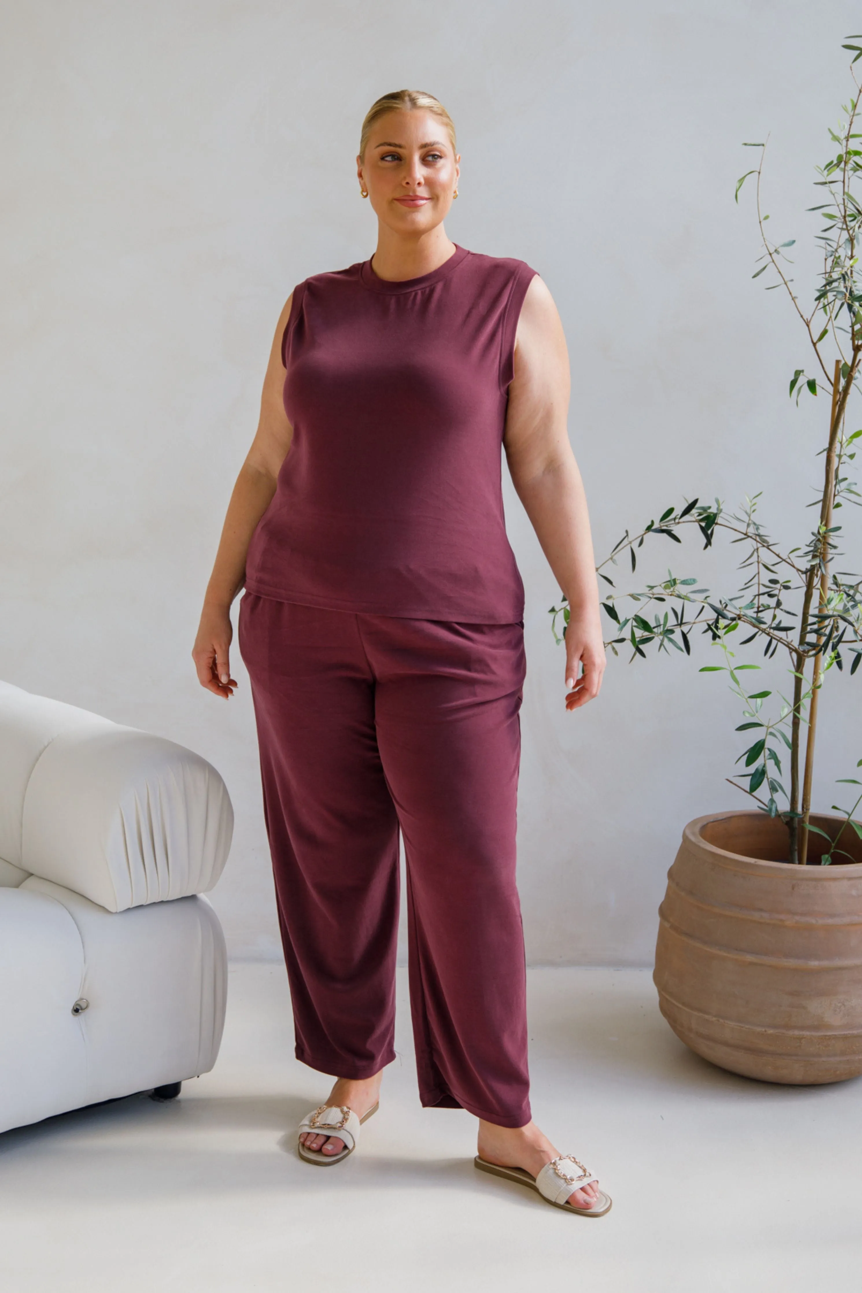 Sadie Lounge Tank | Shiraz