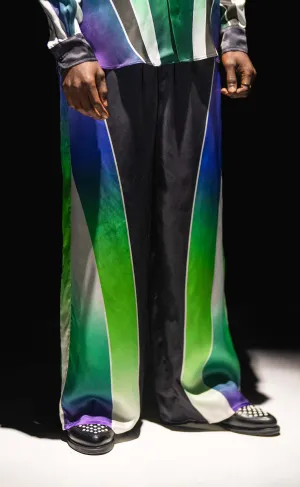 Sea Glass Drawstring Pant in Cupro