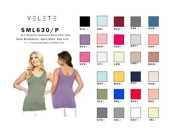 Seamless Tank in Black