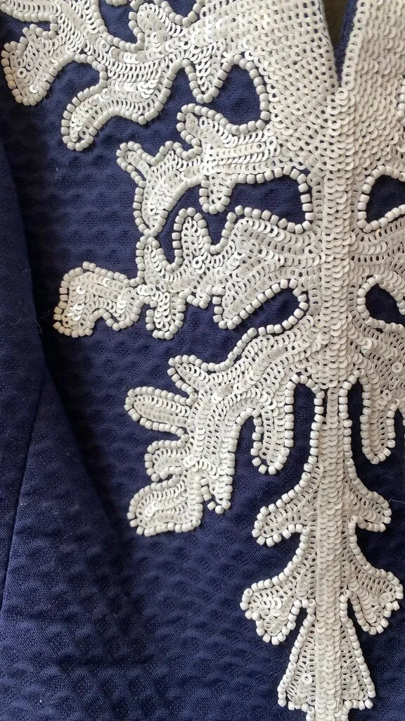 Sequin Detail Shift Dress